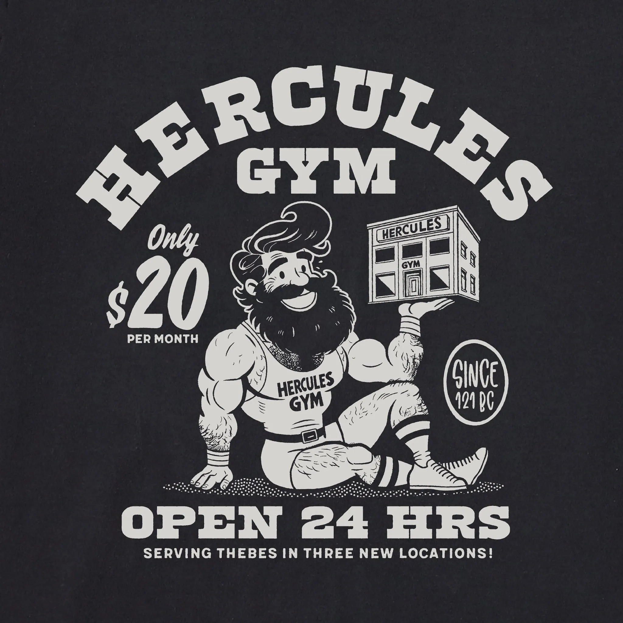 Women's Hercules Gym Short Sleeve Crusher Tee Life is Good