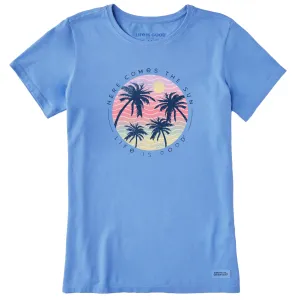 Women's Here Comes the Sun Palms Short Sleeve Tee Life is Good