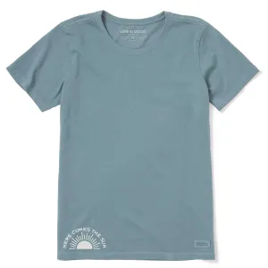 Women's Here Comes the Sunrise Short Sleeve Crusher Tee Life is Good