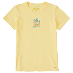 Women's Here Comes The Sunshine Arch Short Sleeve Tee Life is Good