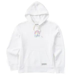 Women's Here Comes The Sunshine Arch Simply True Fleece Hoodie Life is Good