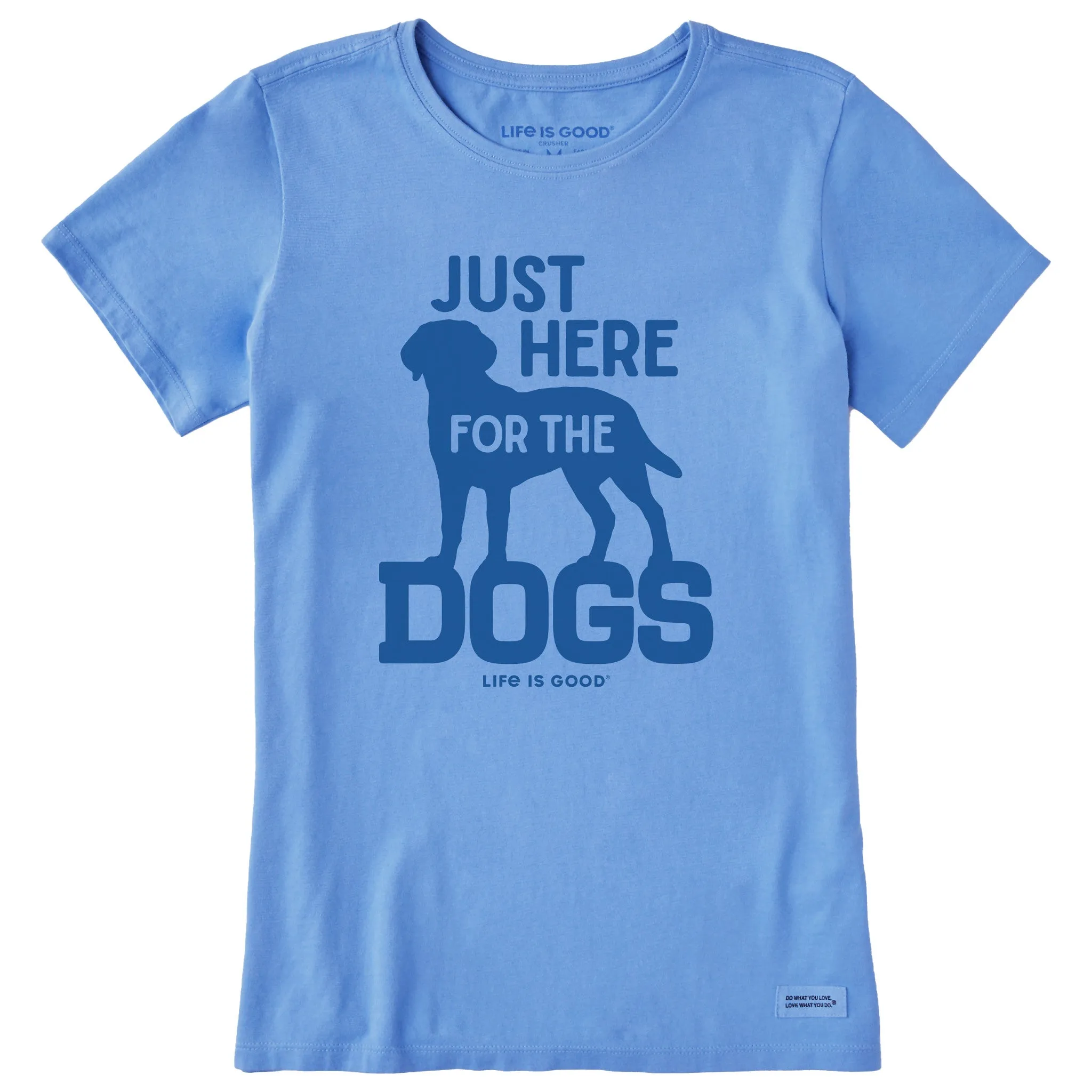 Women's Here for the Dogs Short Sleeve Tee Life is Good