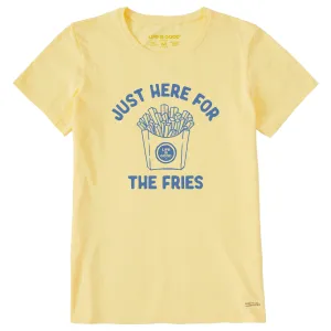 Women's Here for the Fries Short Sleeve Tee Life is Good