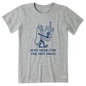 Women's Here for the Hotdogs Short Sleeve Tee Life is Good