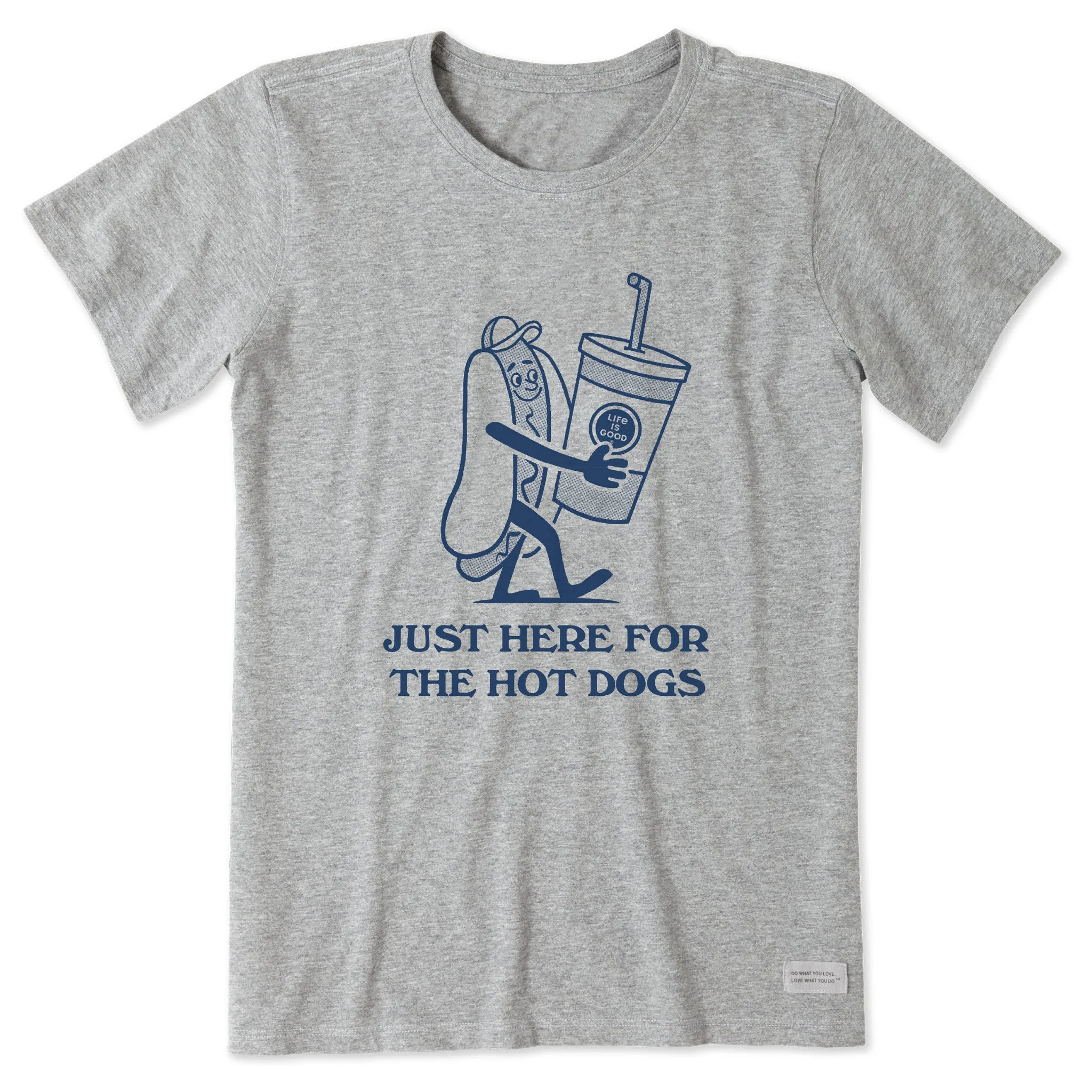 Women's Here for the Hotdogs Short Sleeve Tee Life is Good