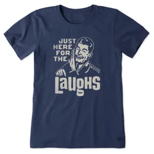 Women's Here for the Laughs Short Sleeve Tee Life is Good