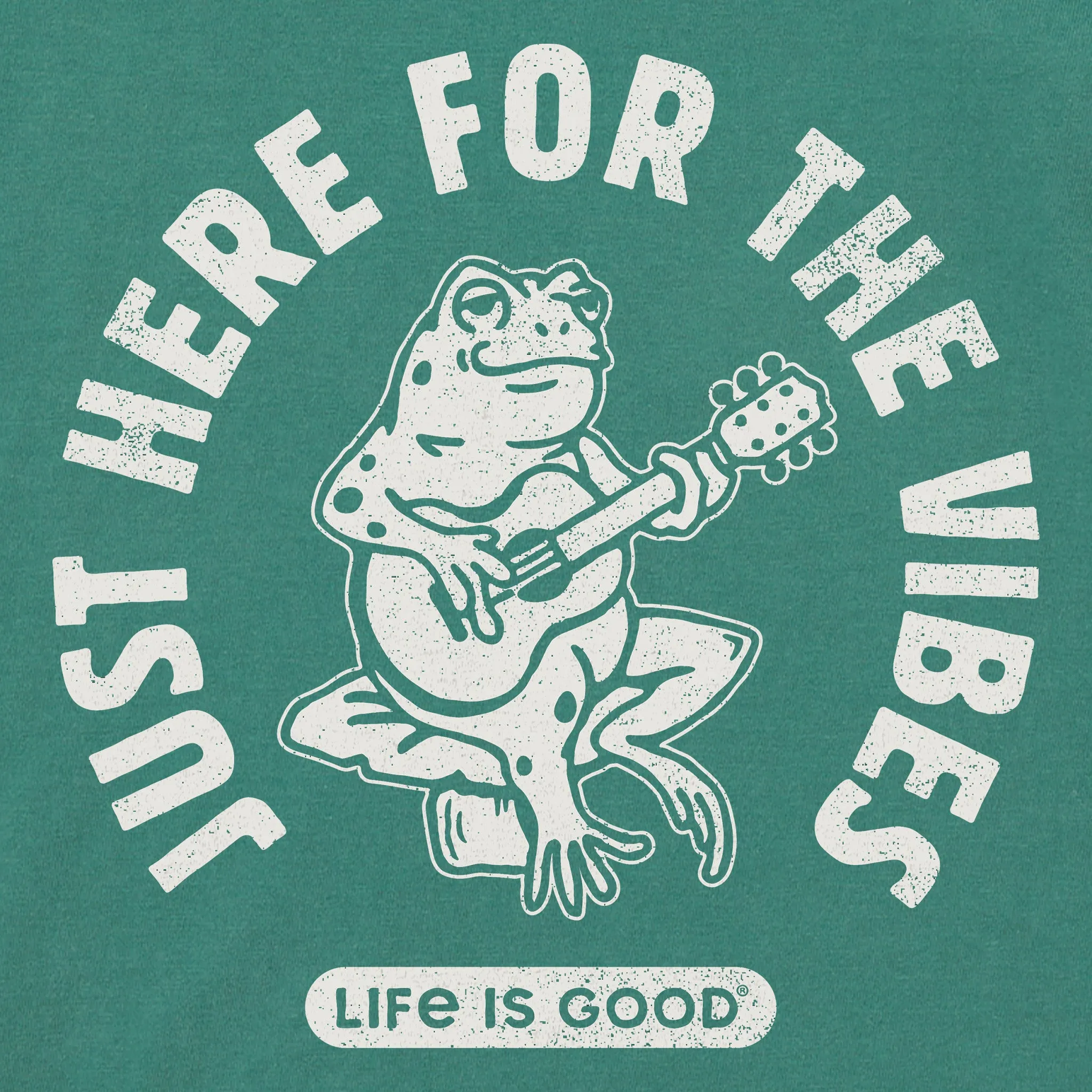 Women's Here for the Vibes Short Sleeve Crusher Boxy Tee Life is Good