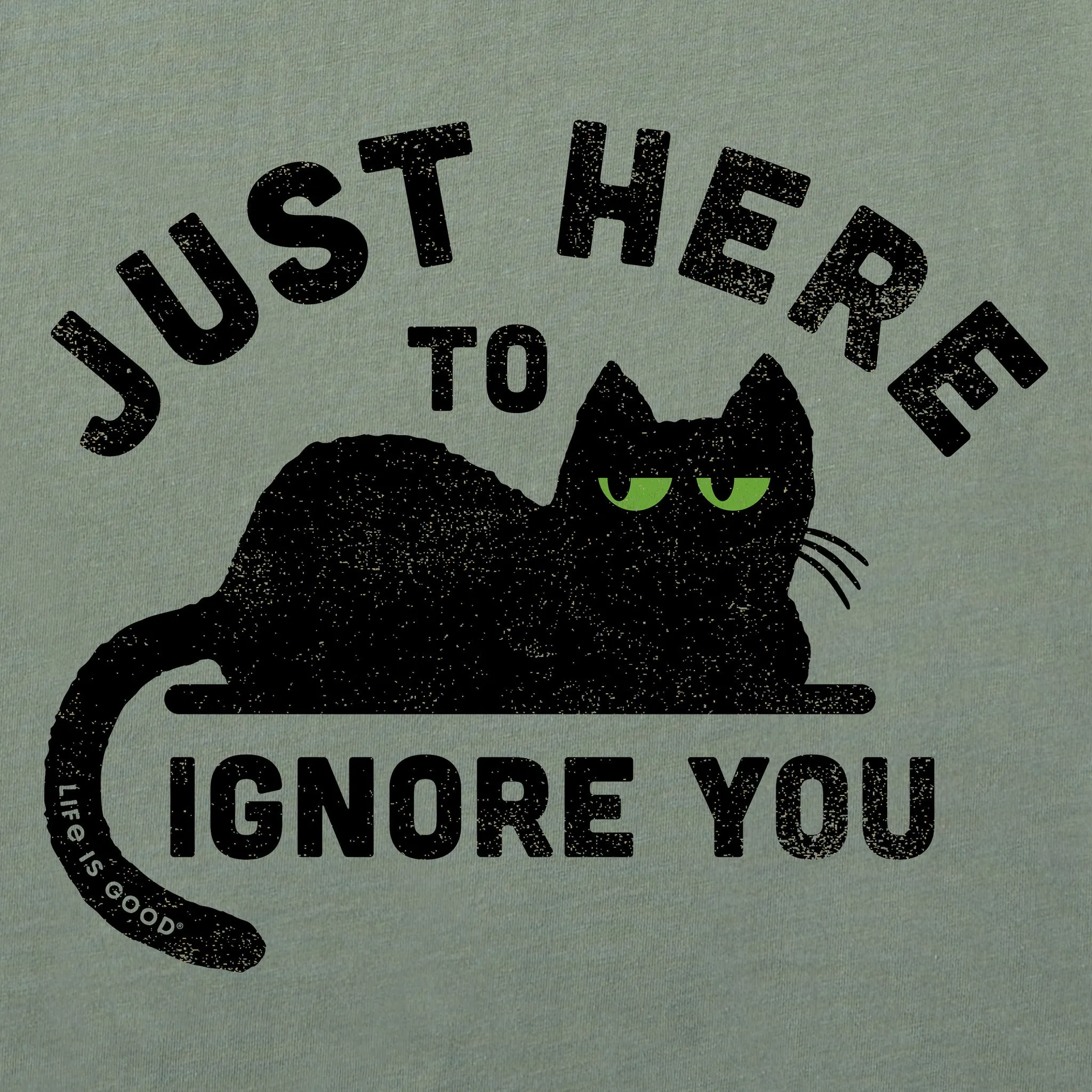 Women's Here to Ignore You Long Sleeve Crusher Boxy Tee Life is Good