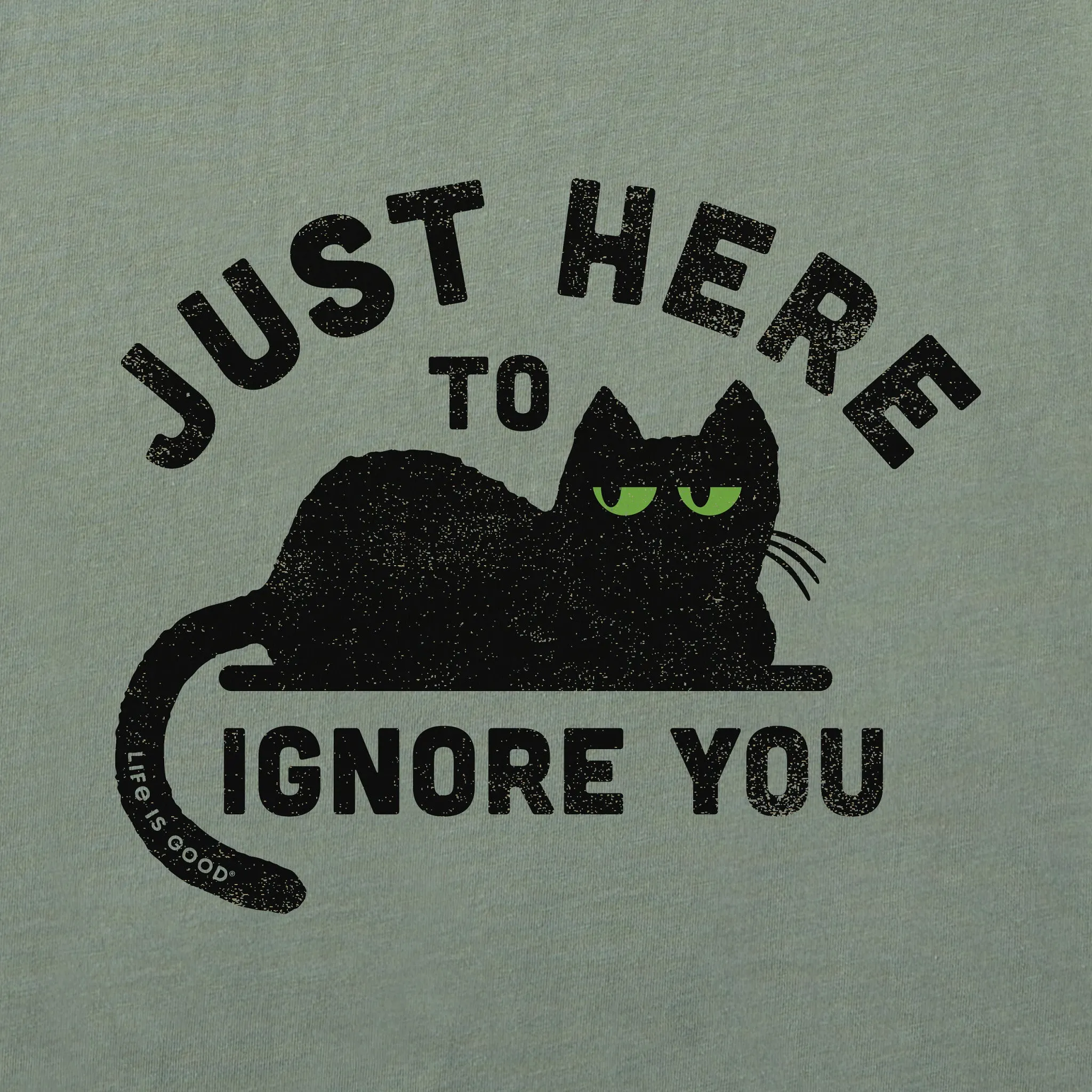 Women's Here to Ignore You Long Sleeve Crusher Boxy Tee Life is Good