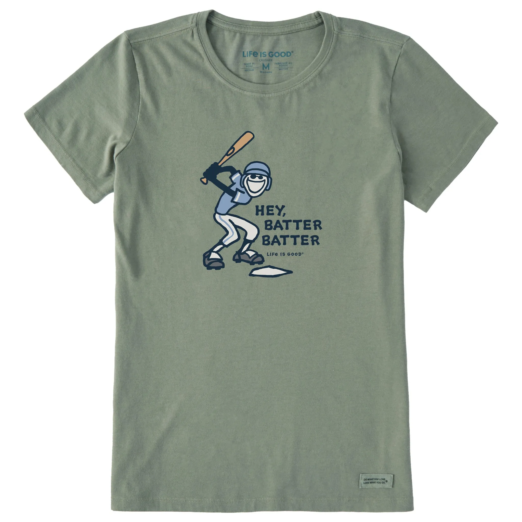 Women's Hey Batter Batter Short Sleeve Crusher Tee Life is Good
