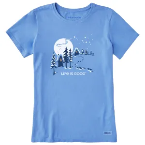Women's Hill Cottages Short Sleeve Crusher Tee Life is Good