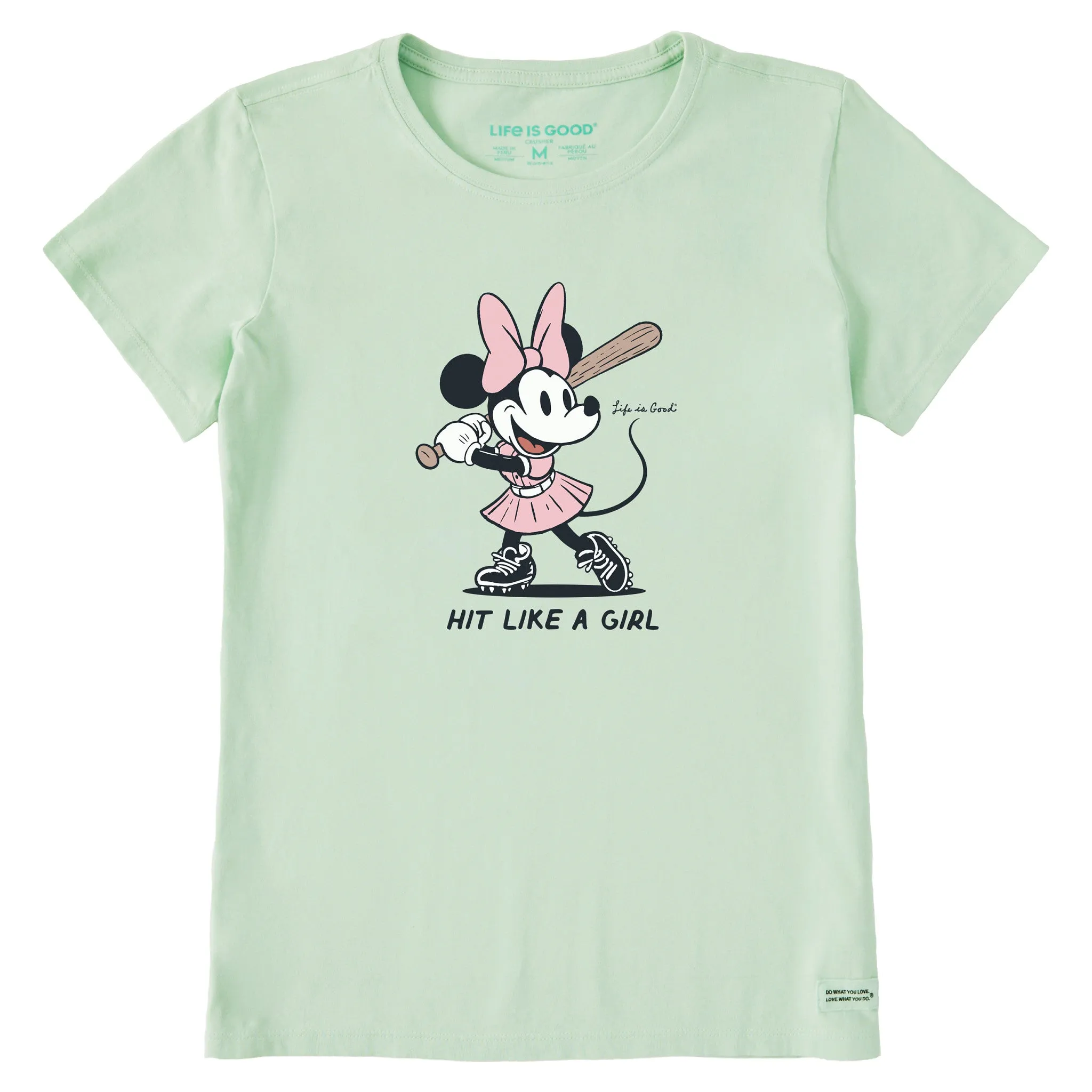 Women's Hit Like a Girl Short Sleeve Crusher Tee Life is Good