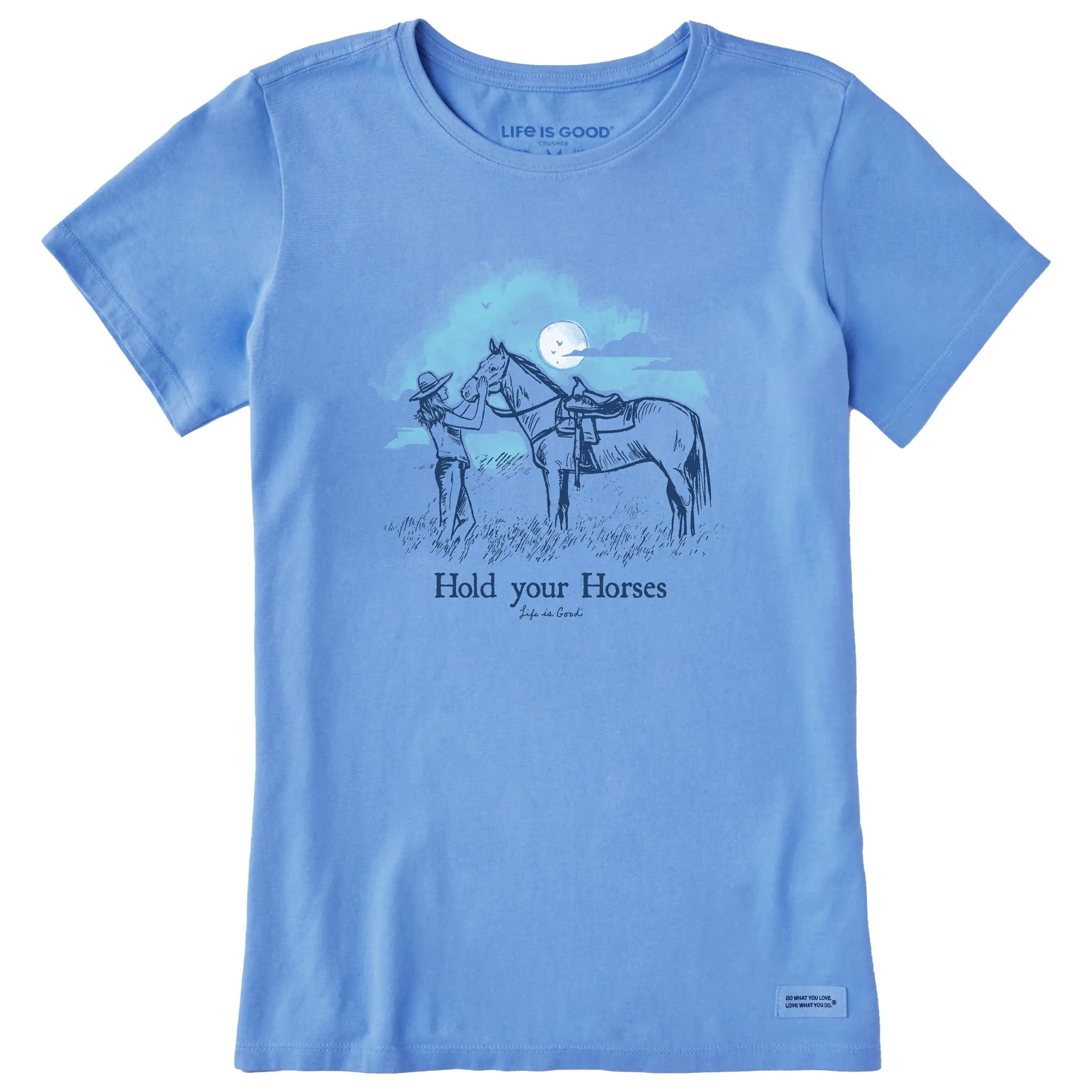 Women's Hold Your Horses Cowgirl Short Sleeve Tee Life is Good