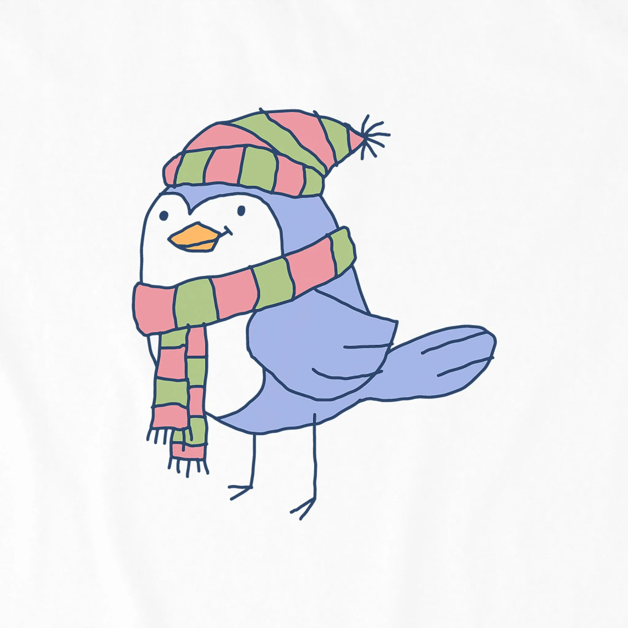 Women's Holiday Bird Long Sleeve Crusher Tee Life is Good