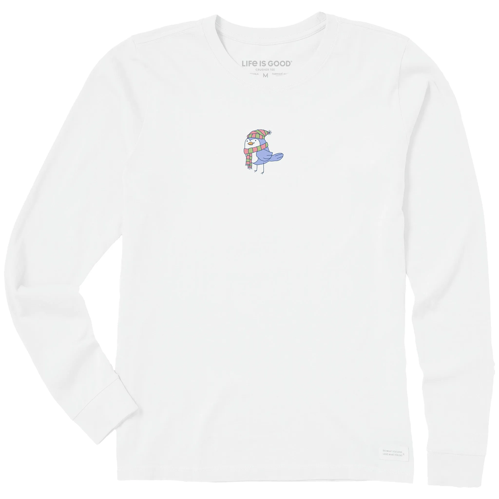 Women's Holiday Bird Long Sleeve Crusher Tee Life is Good