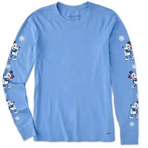 Women's Holiday Willie Long Sleeve Crusher Tee Life is Good