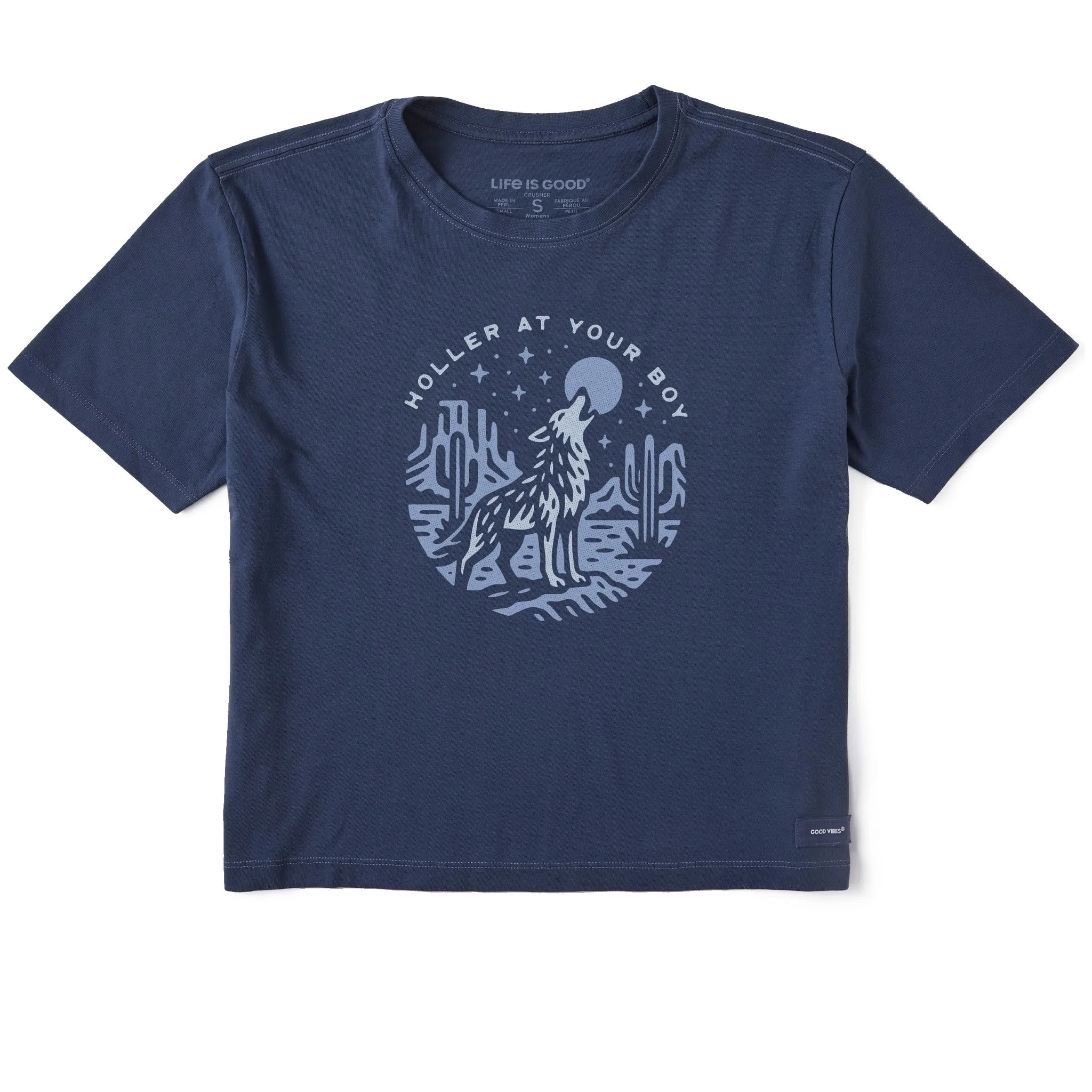 Women's Holler at Your Boy Short Sleeve Crusher Boxy Tee Life is Good