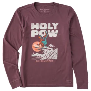 Women's Holy Pow Ski Colorado Long Sleeve Crusher Tee Life is Good