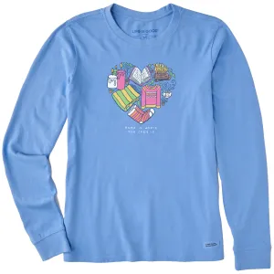 Women's Home is Where the Cozy Is Long Sleeve Crusher Tee Life is Good