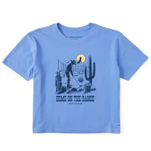 Women's Home on the Range Short Sleeve Crusher Boxy Tee Life is Good
