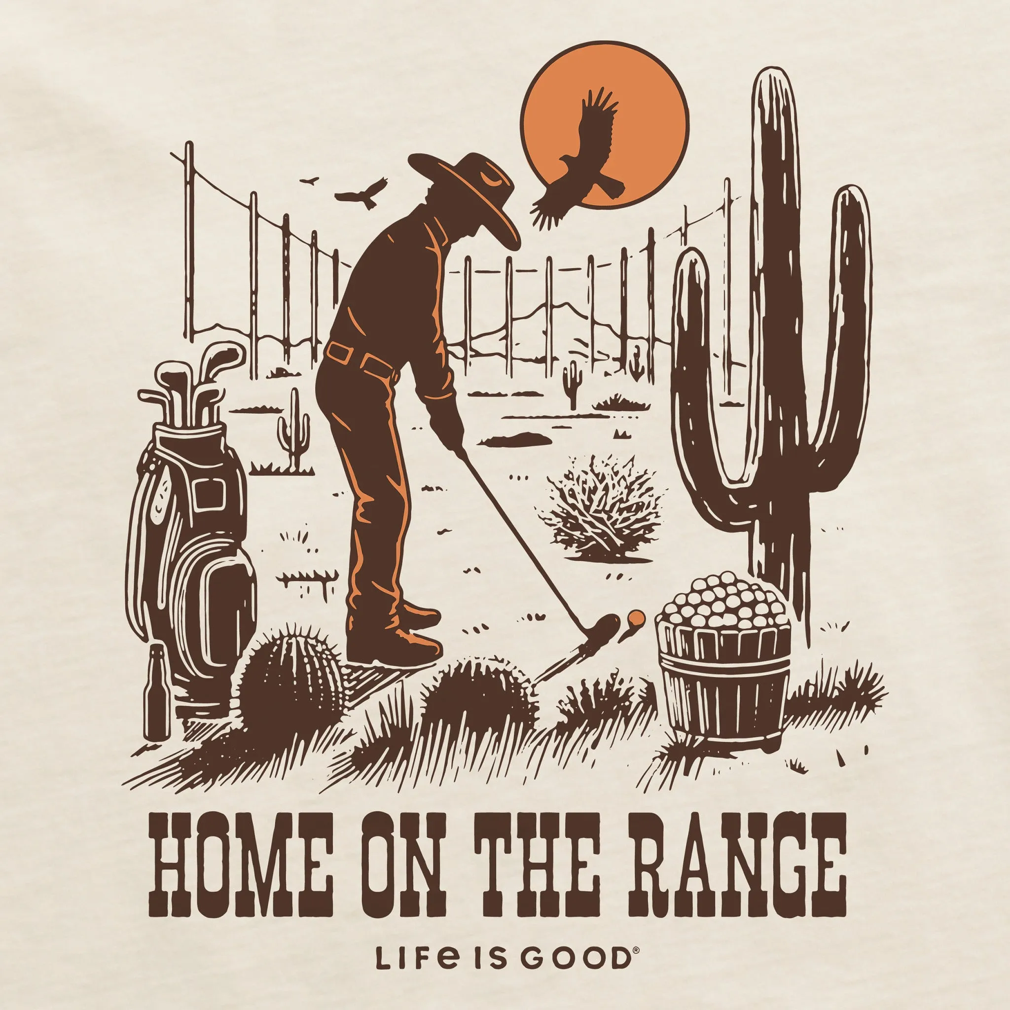 Women's Home on the Range Short Sleeve Crusher Tee Life is Good