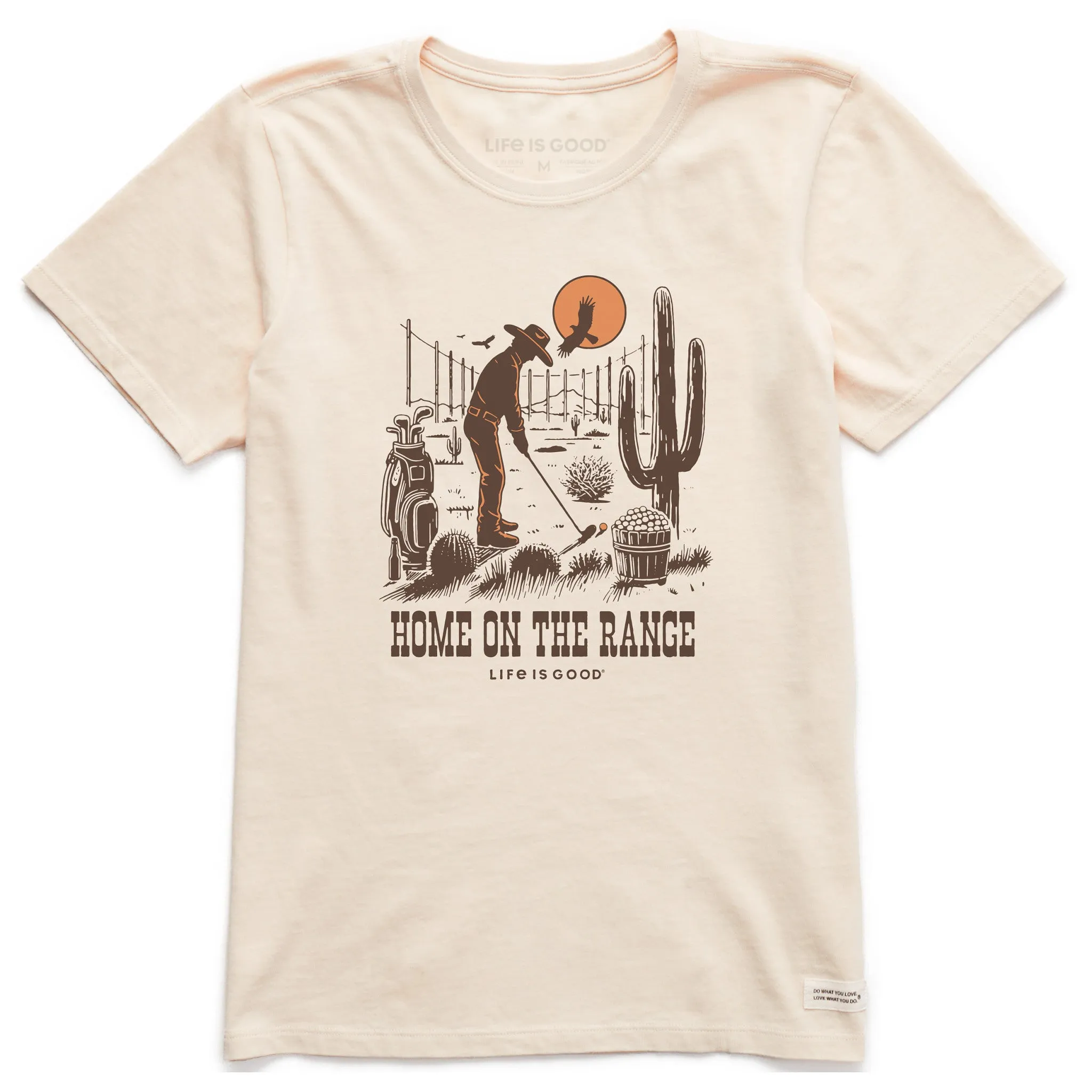 Women's Home on the Range Short Sleeve Crusher Tee Life is Good