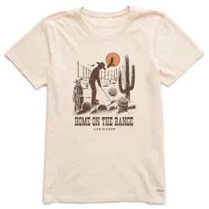 Women's Home on the Range Short Sleeve Crusher Tee Life is Good