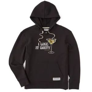 Women's I Like it Dirty Martini Simply True Fleece Hoodie Life is Good
