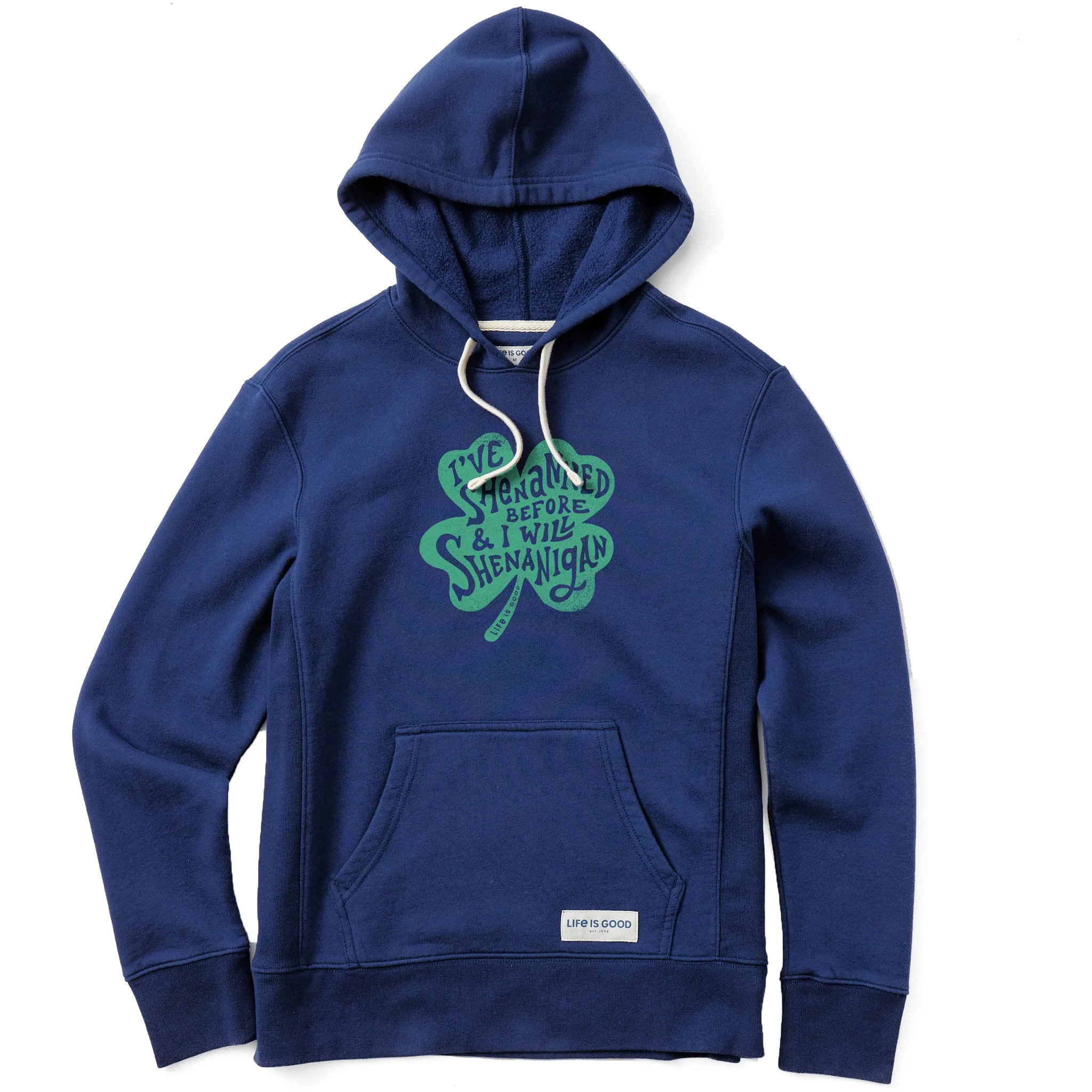 Women's I Will Shenanigan Simply True Fleece Hoodie Life is Good