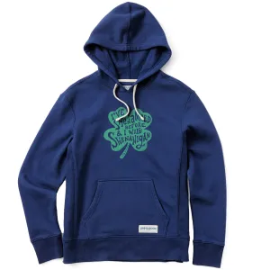 Women's I Will Shenanigan Simply True Fleece Hoodie Life is Good