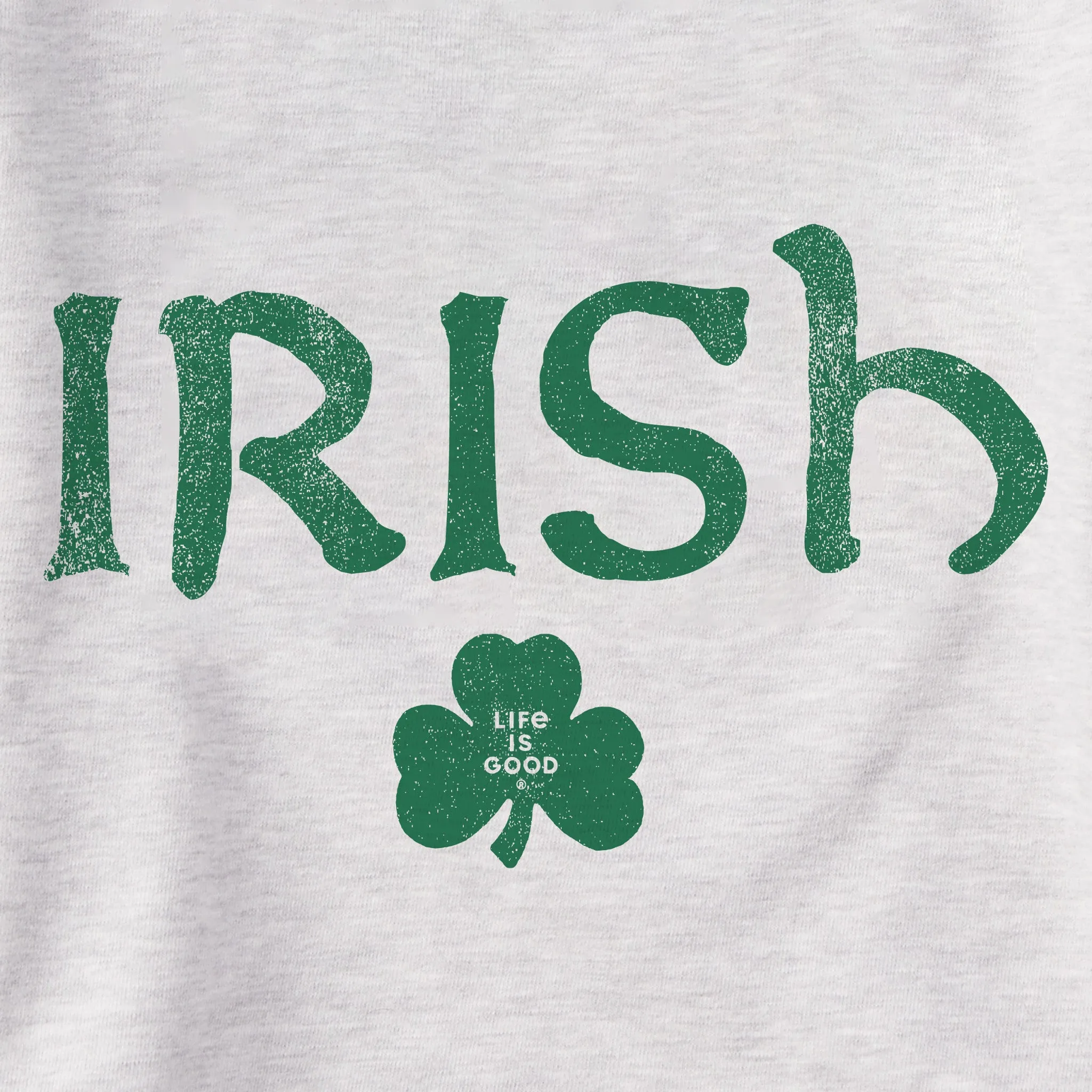Women's Irish Clover 2 Simply True Crew Life is Good