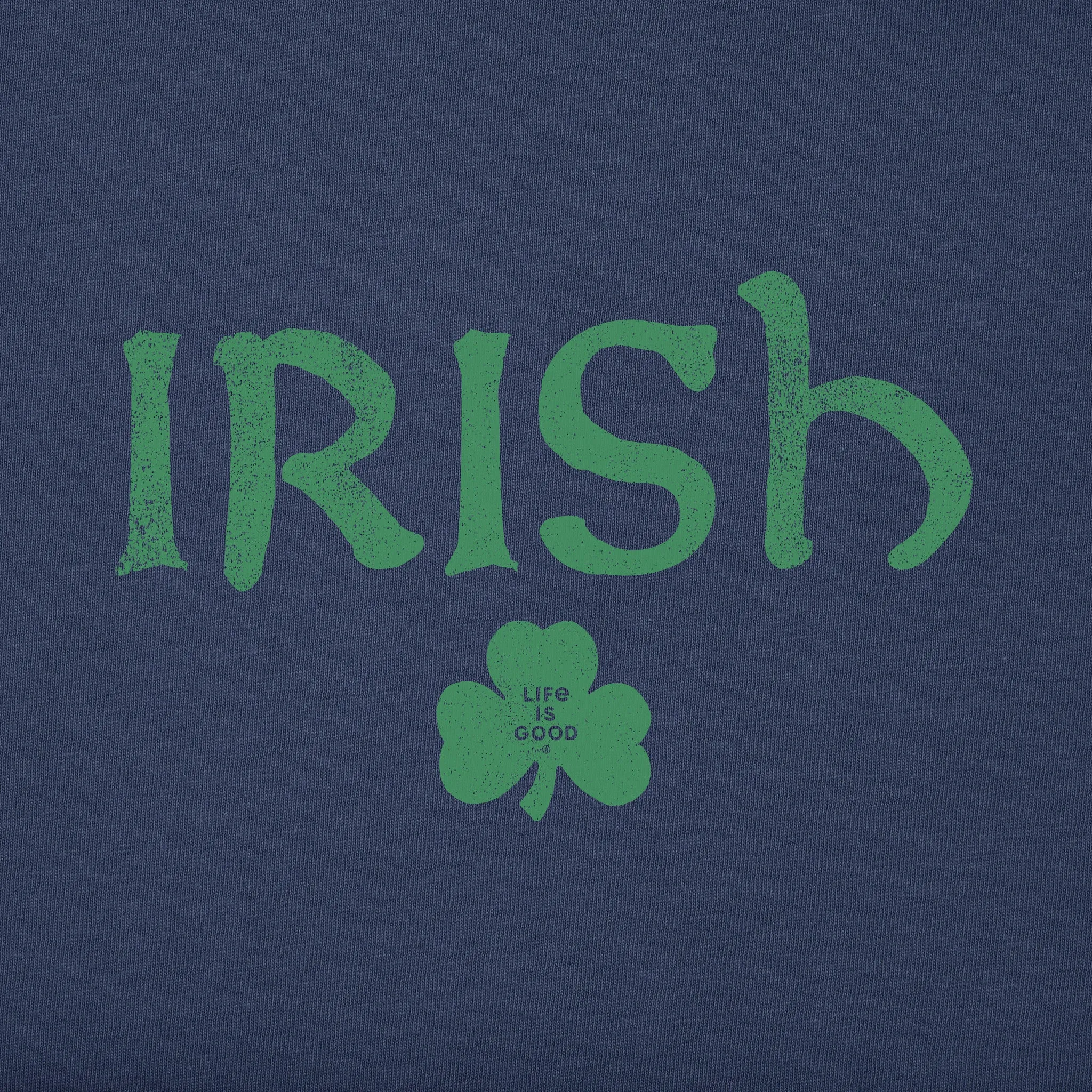 Women's Irish Clover 2 Simply True Crew Life is Good