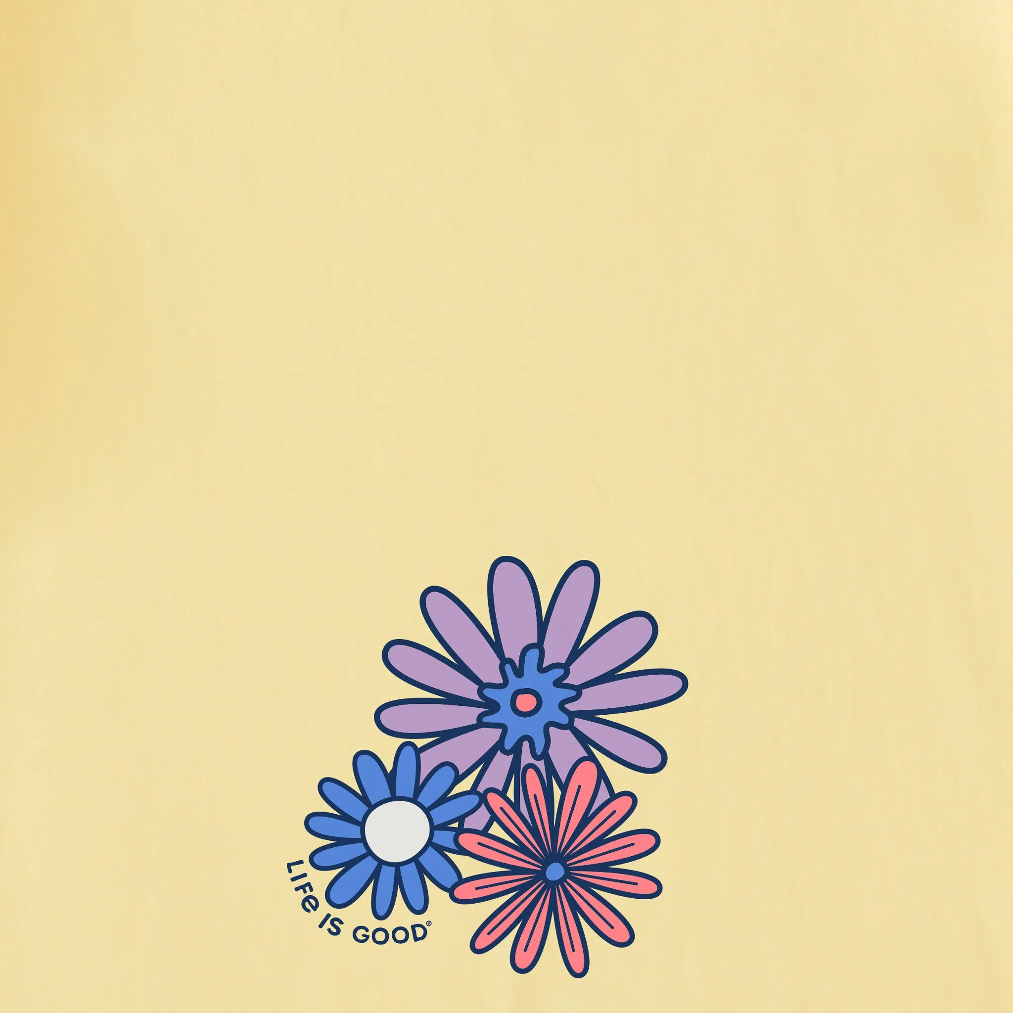 Women's Kindness is Free Daisies Simply True Fleece Hoodie Life is Good