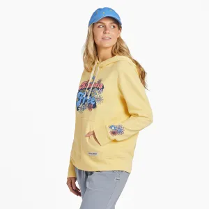 Women's Kindness is Free Daisies Simply True Fleece Hoodie Life is Good