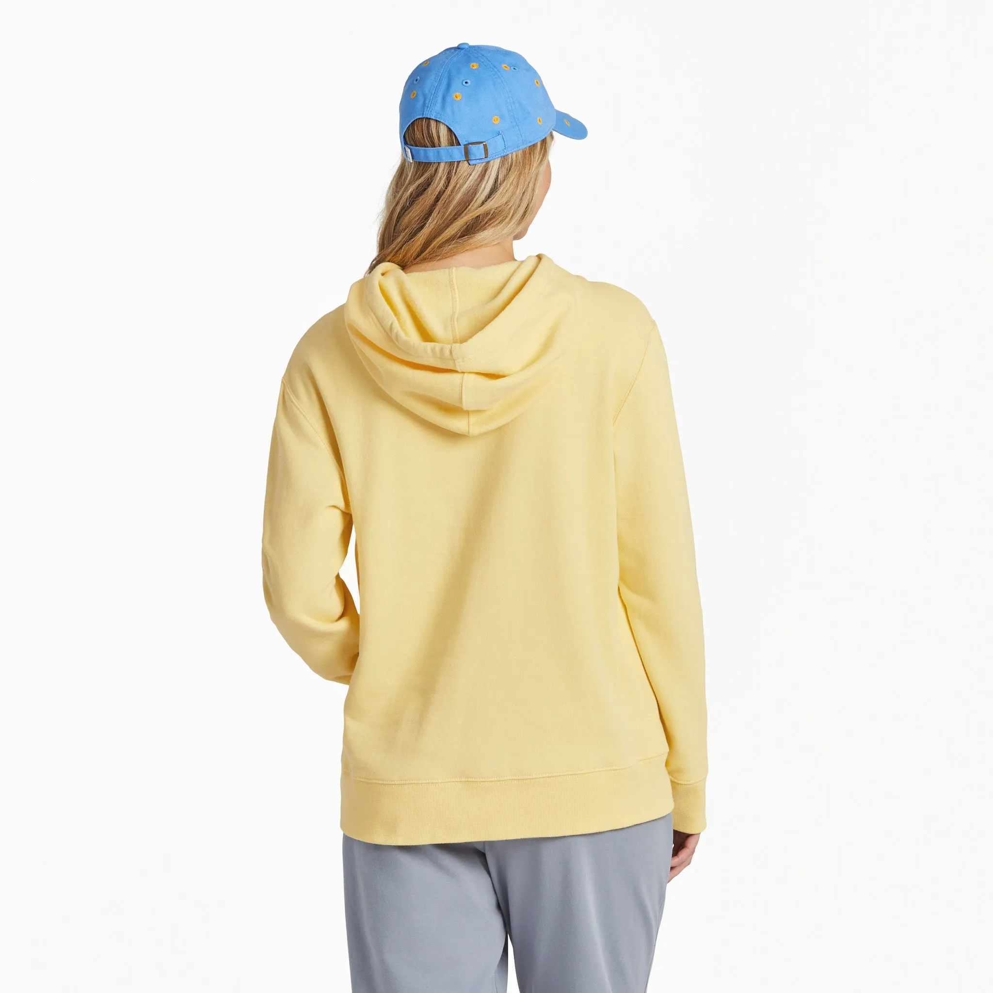 Women's Kindness is Free Daisies Simply True Fleece Hoodie Life is Good
