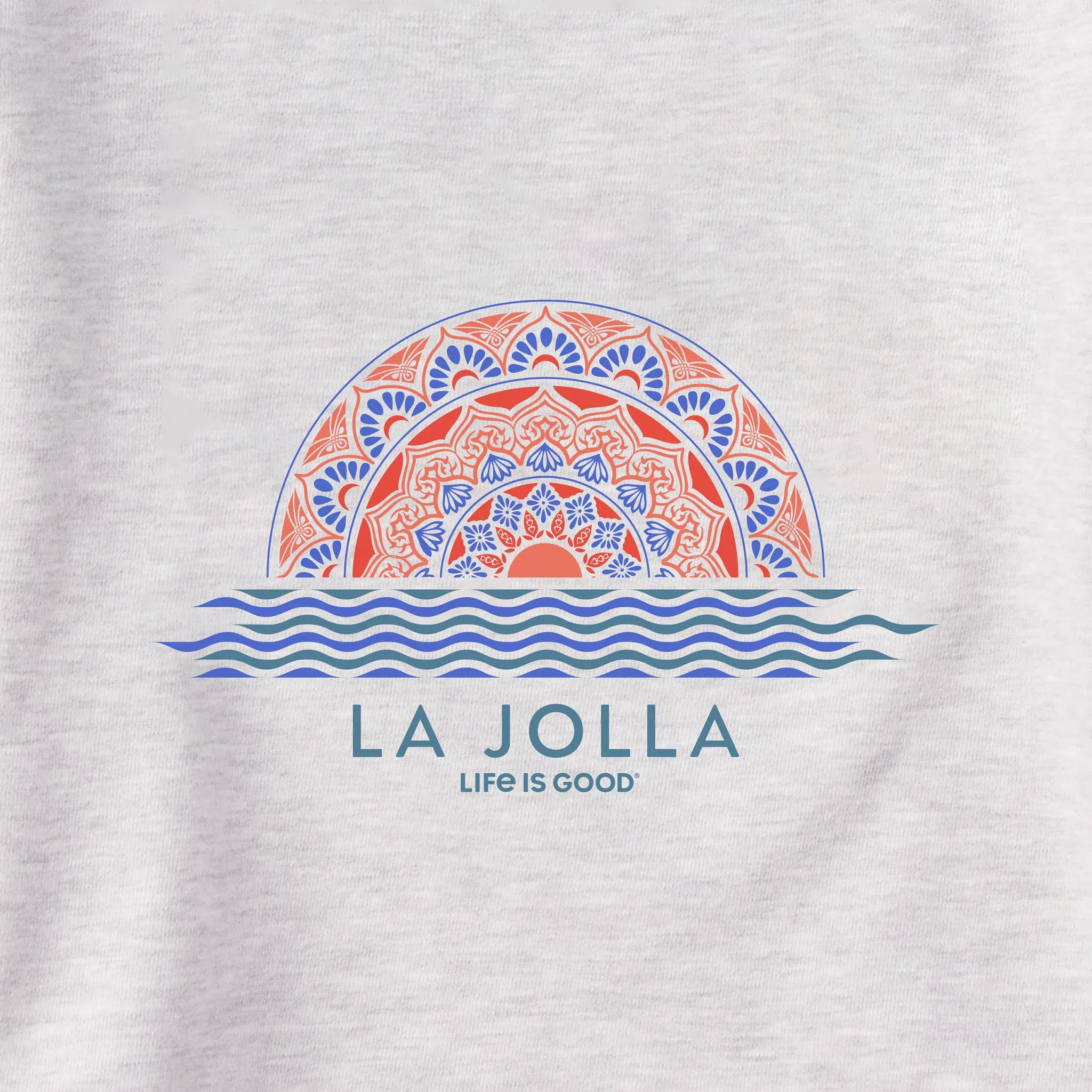 Women's La Jolla Sundala Simply True Crew LIFE IS GOOD