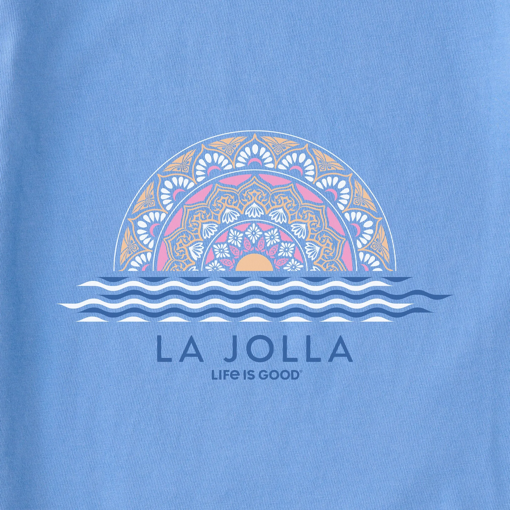 Women's La Jolla Sundala Simply True Crew LIFE IS GOOD