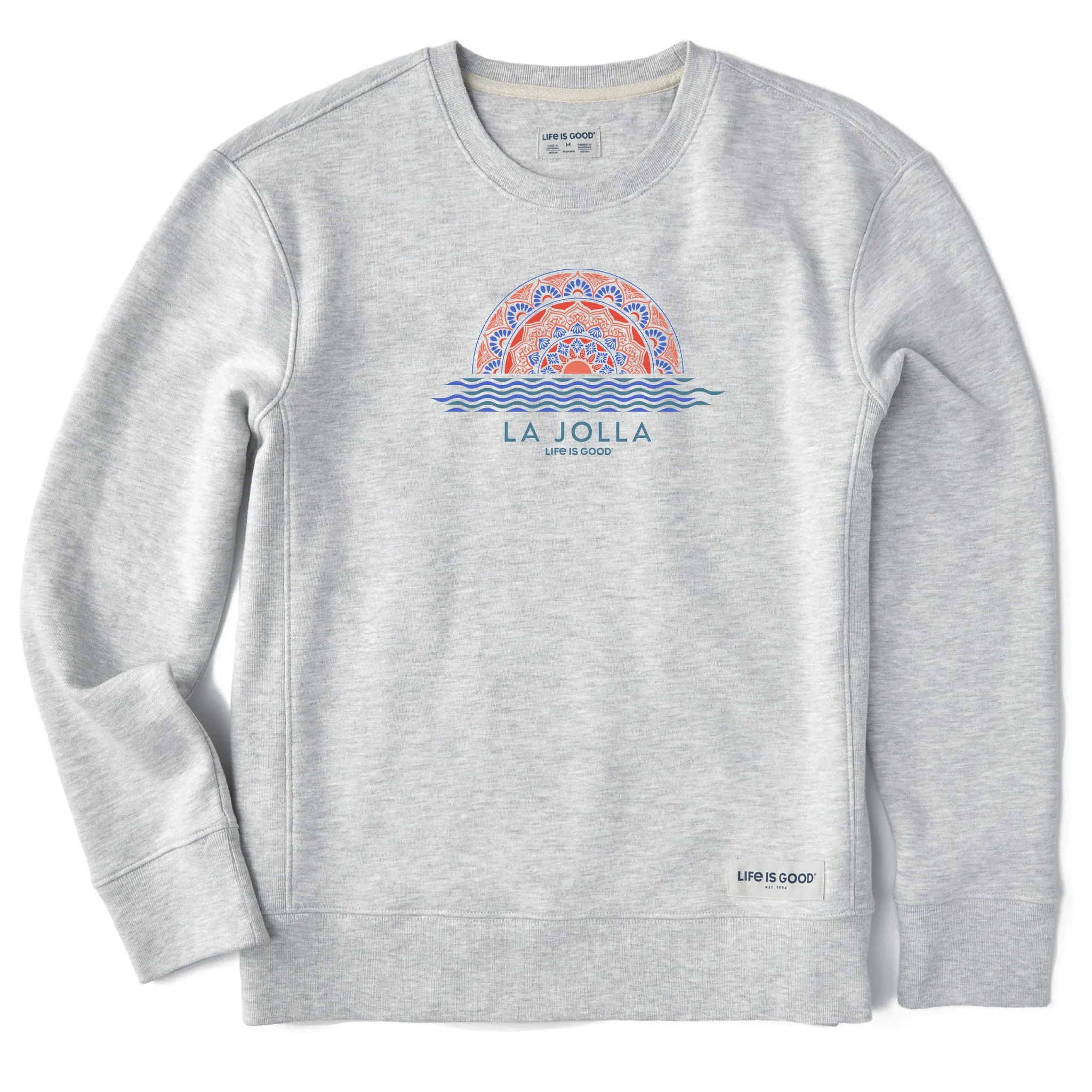 Women's La Jolla Sundala Simply True Crew LIFE IS GOOD