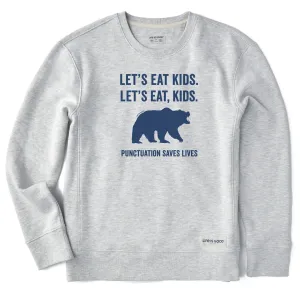 Women's Let's Eat, Kids Simply True Crew Life is Good
