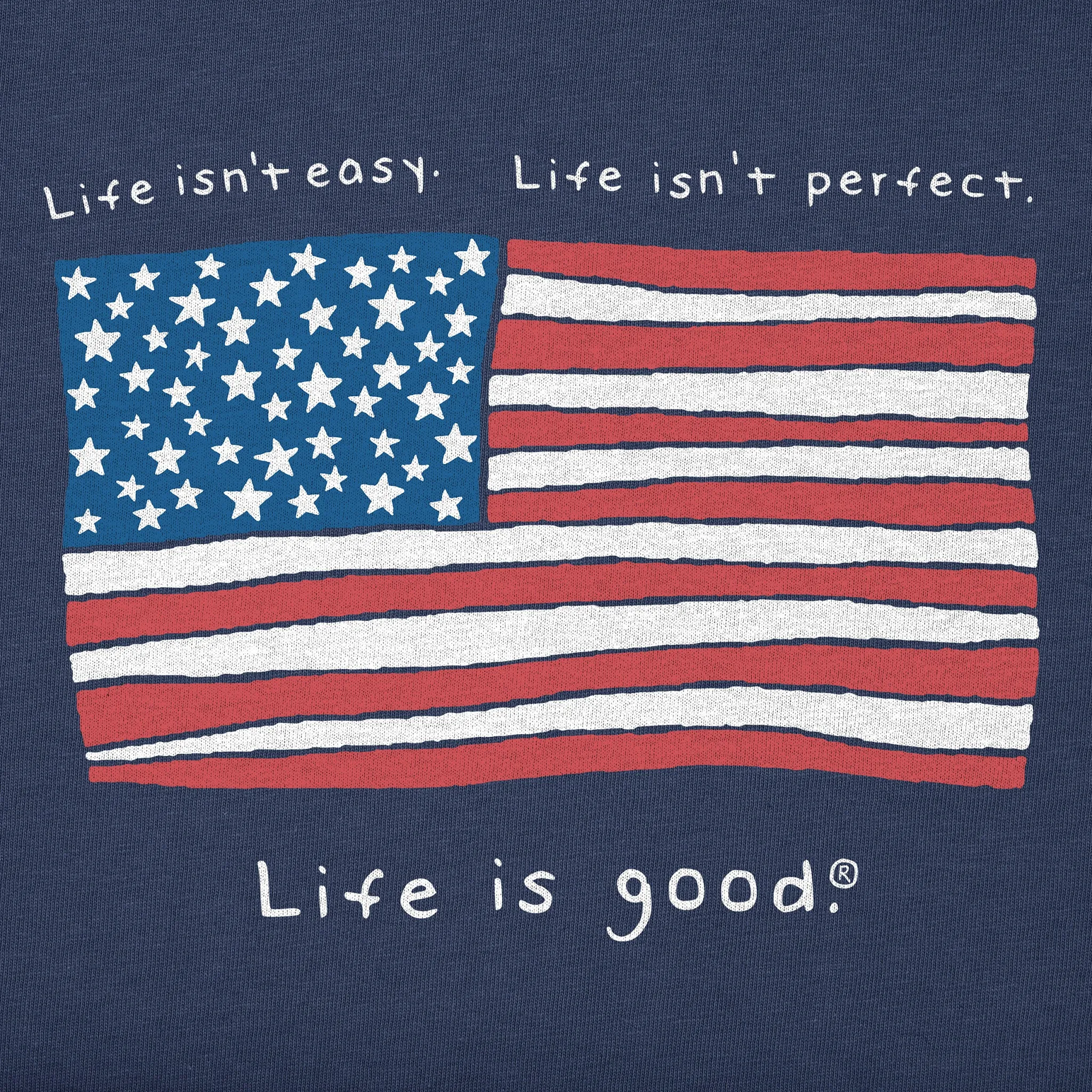 Women's Life is Good America Simply True Fleece Crew LIFE IS GOOD