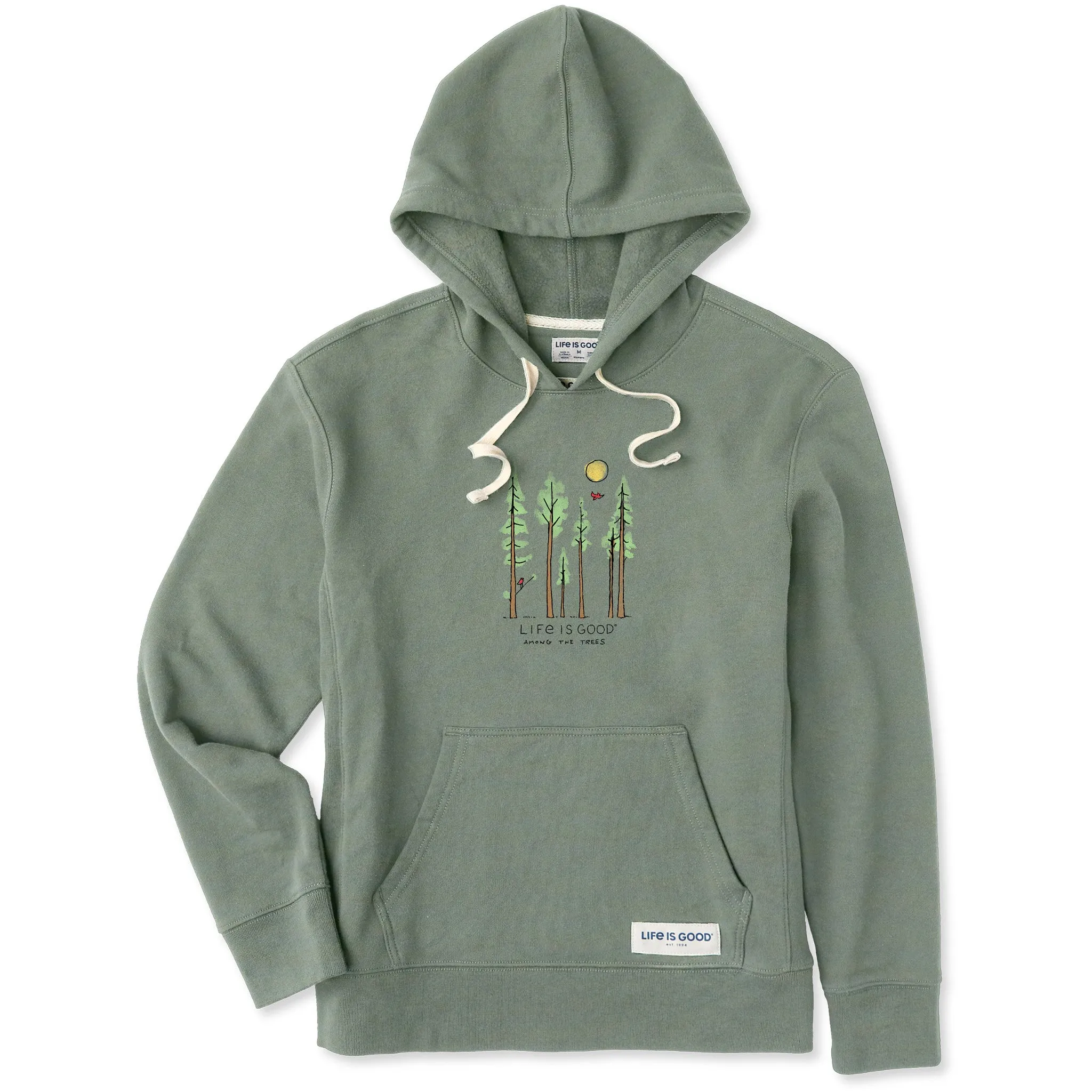 Women's Life is Good Among the Trees Simply True Fleece Hoodie Life is Good