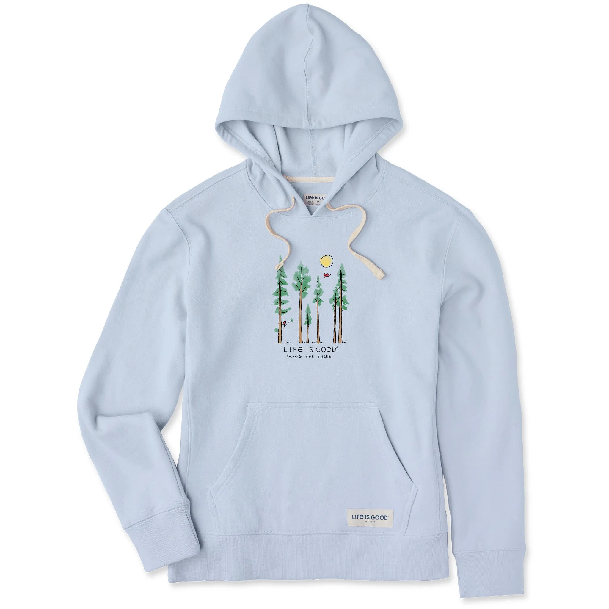 Women's Life is Good Among the Trees Simply True Fleece Hoodie Life is Good