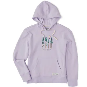Women's Life is Good Among the Trees Simply True Fleece Hoodie Life is Good