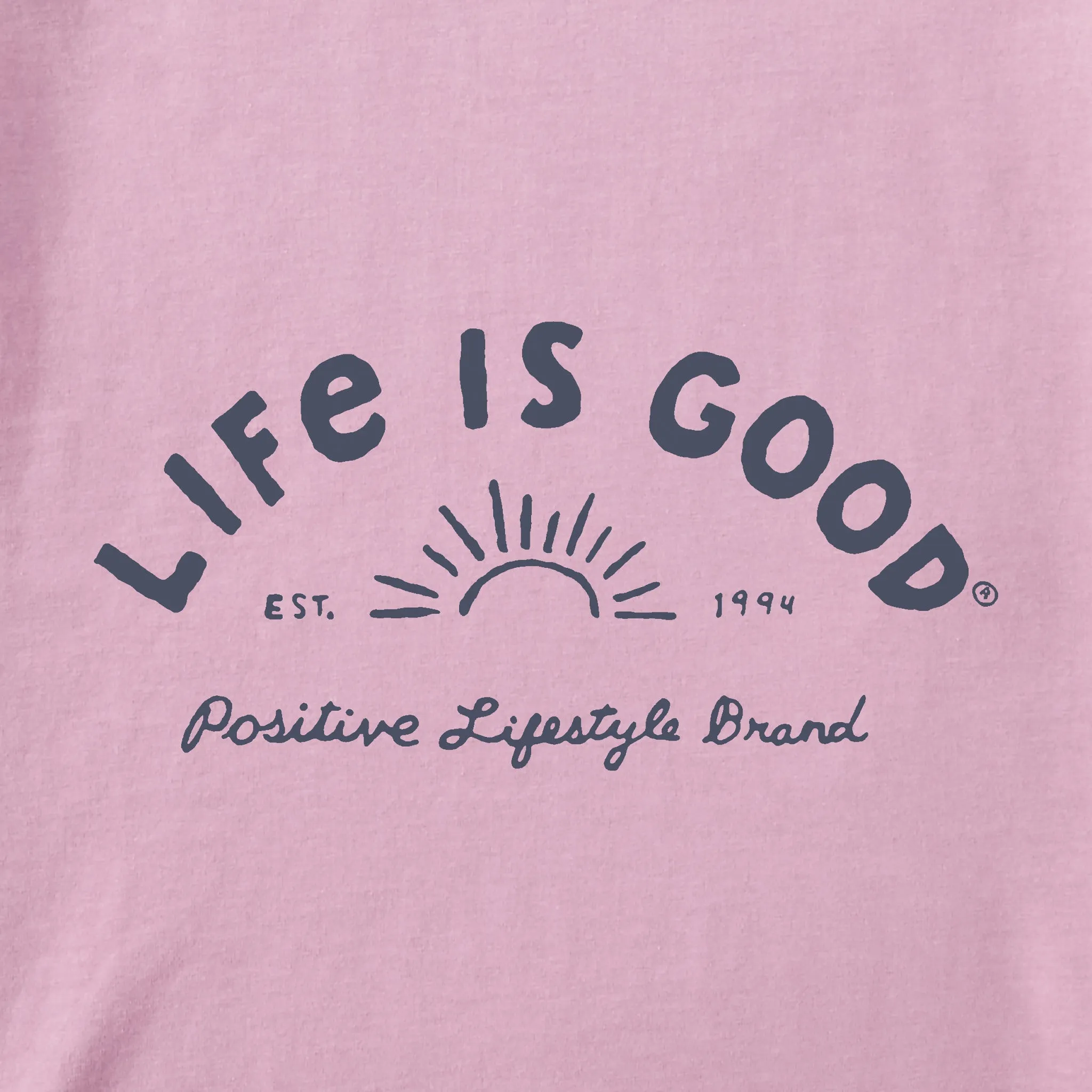 Women's Life is Good Positive Lifestyle Brand Crusher-FLEX Oversized Crew Life is Good