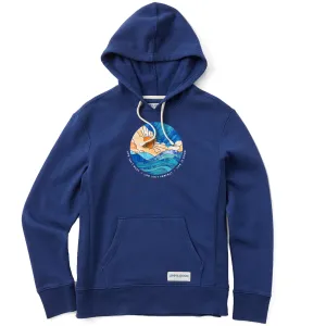 Women's Life Isn't Easy  Sun & Waves Simply True Fleece Hoodie Life is Good