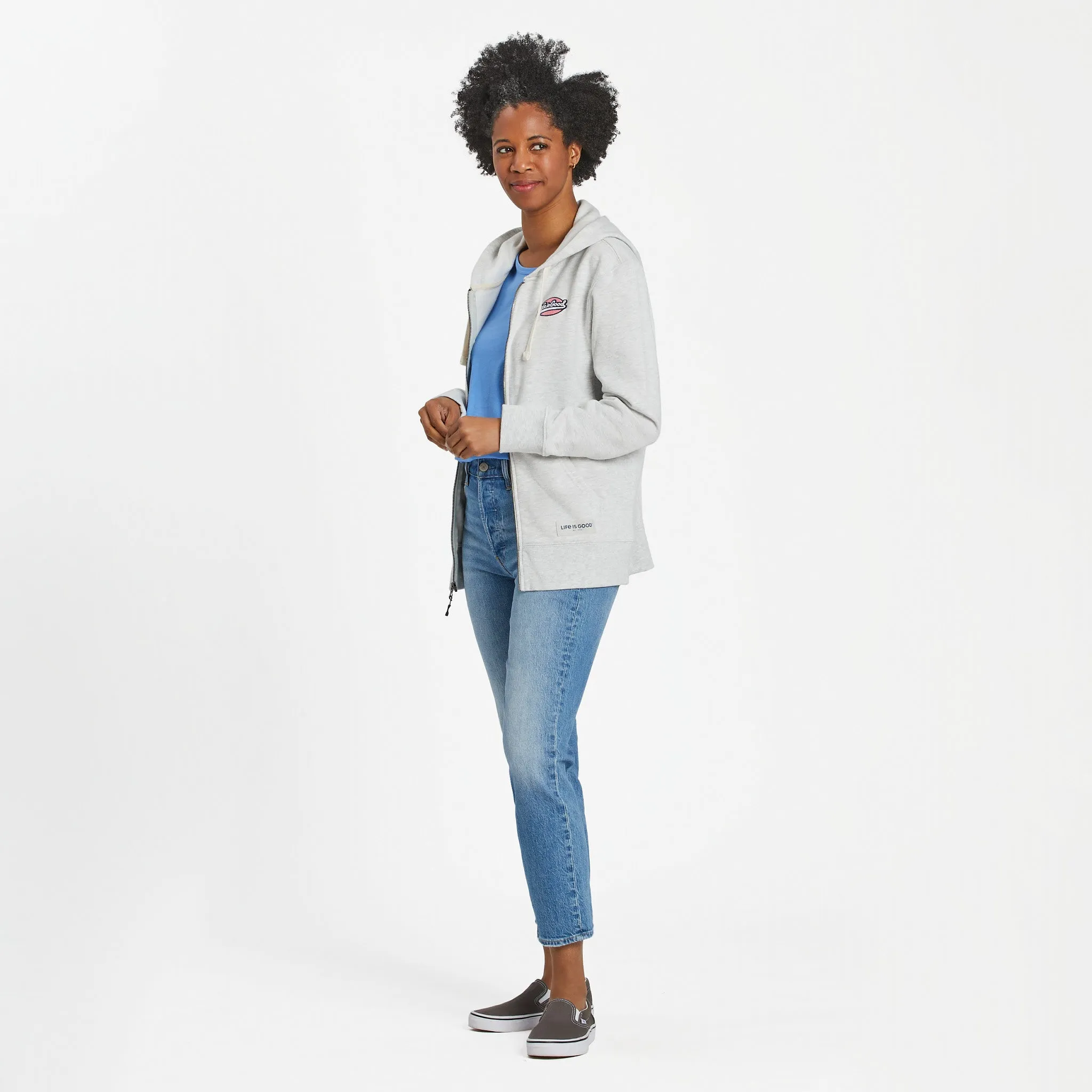 Women's LIG Ballyard Simply True Fleece Zip Hoodie Life is Good