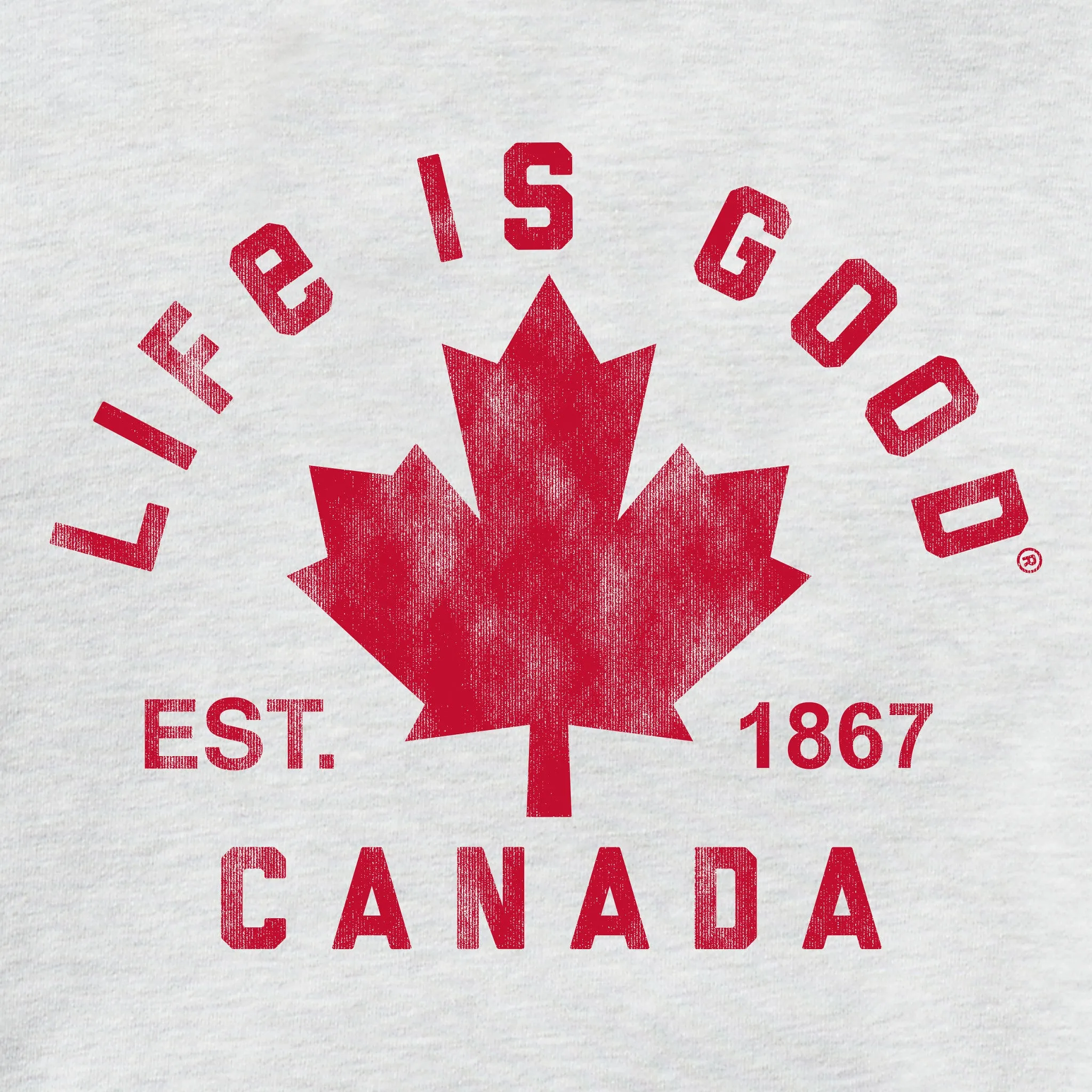 Women's LIG Canadiana Arc Simply True Fleece Hoodie Life is Good