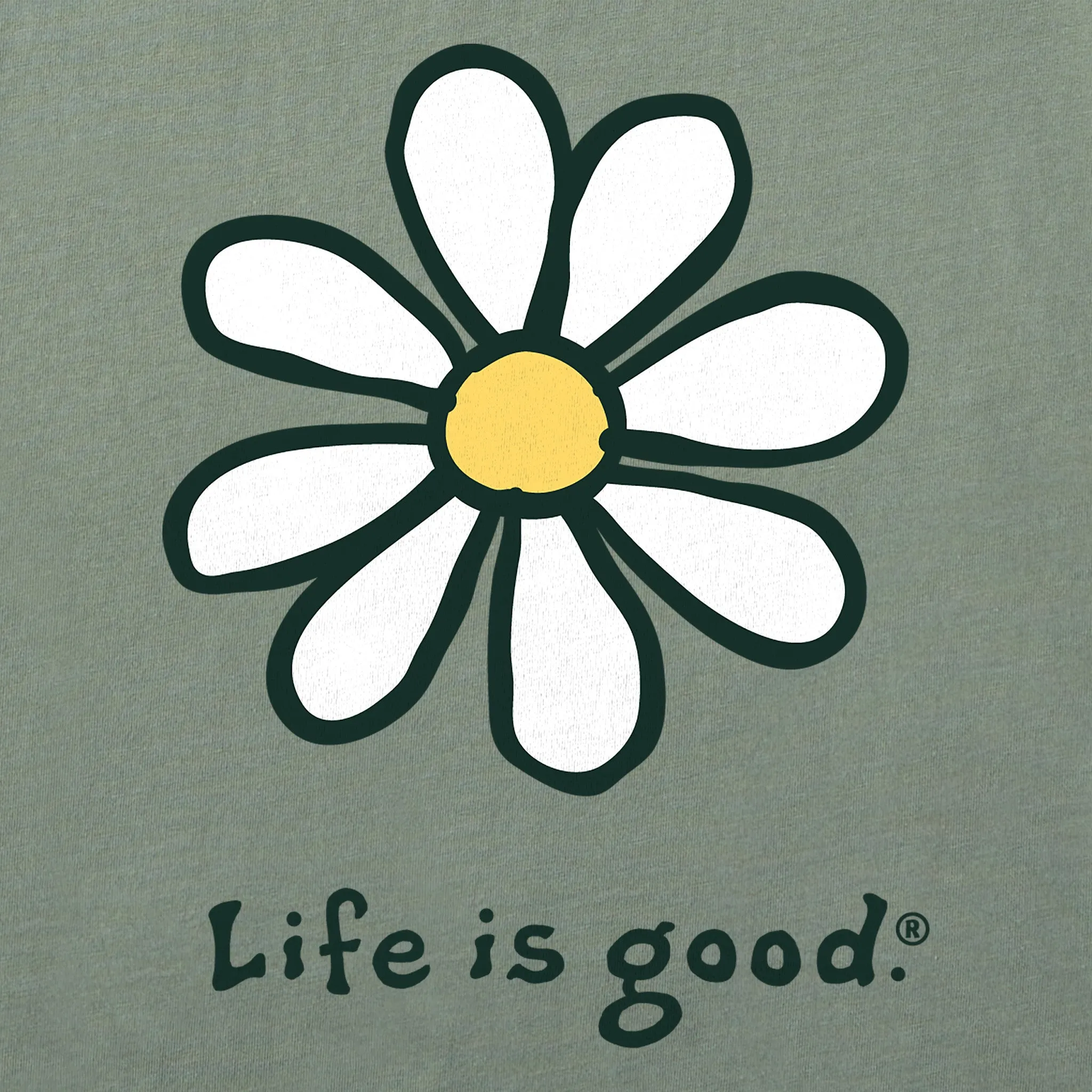 Women's LIG Daisy Simply True Fleece Crew Life is Good