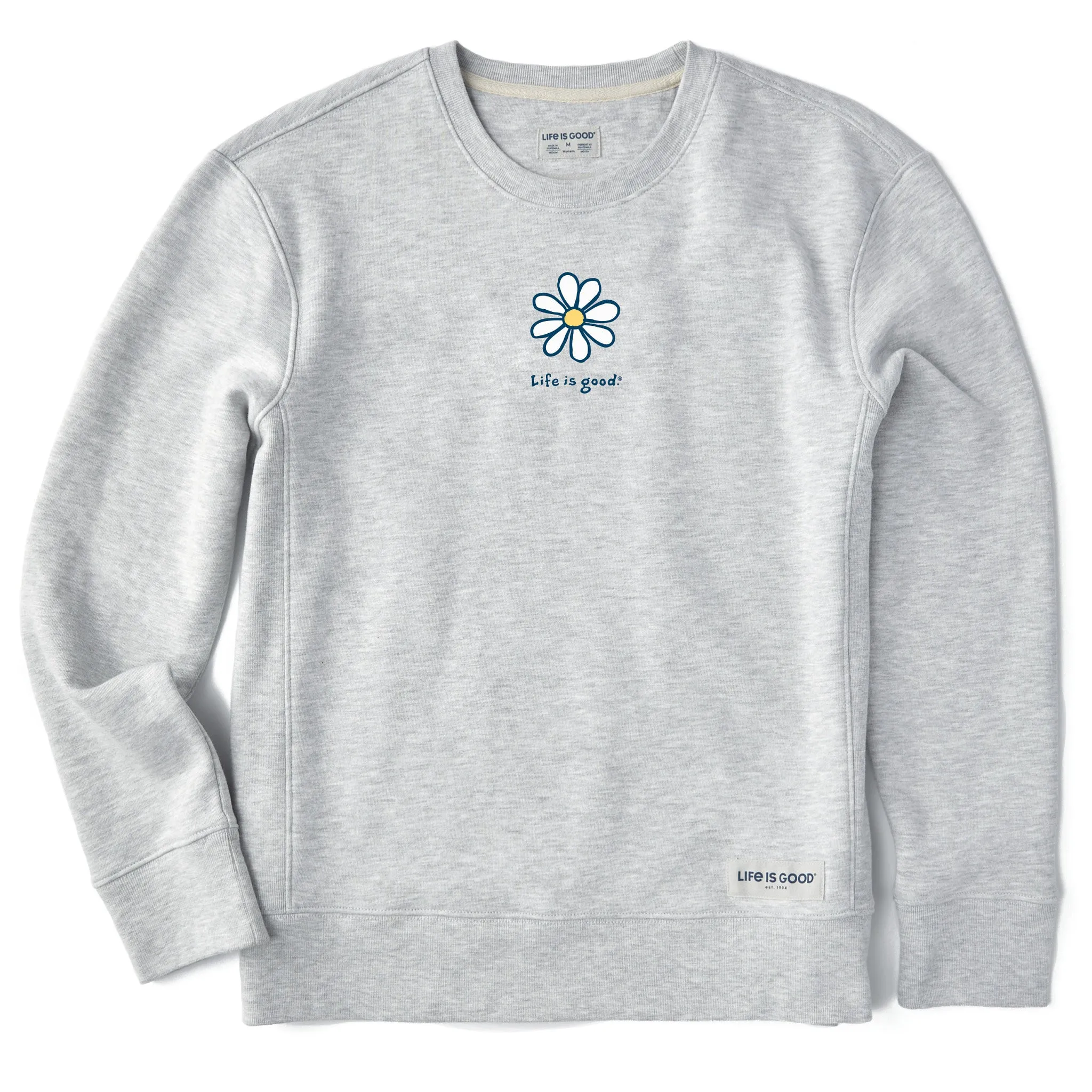Women's LIG Daisy Simply True Fleece Crew Life is Good