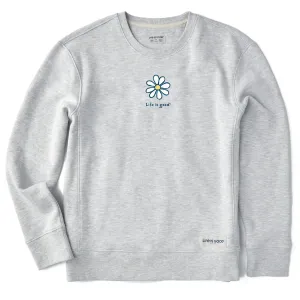 Women's LIG Daisy Simply True Fleece Crew Life is Good